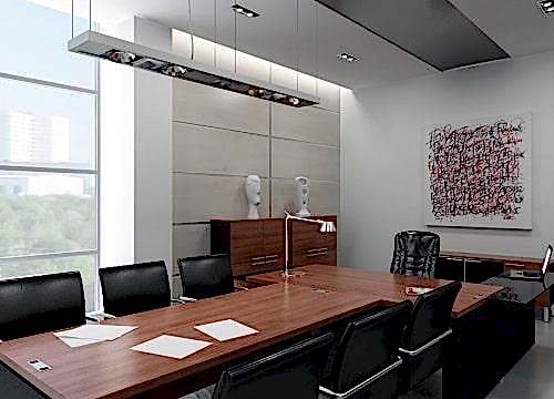 отделка офисов кабинет директора