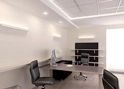 отделка офисов под ключ кабинет руководителя